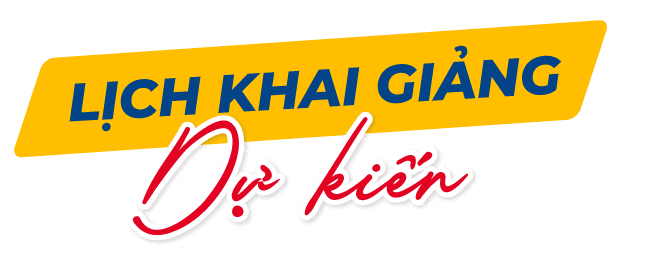 Chữ lịch khai giảng